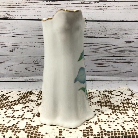 Raj Calif Porcelain Pitcher Signed Day Lily - Picture 4 of 9